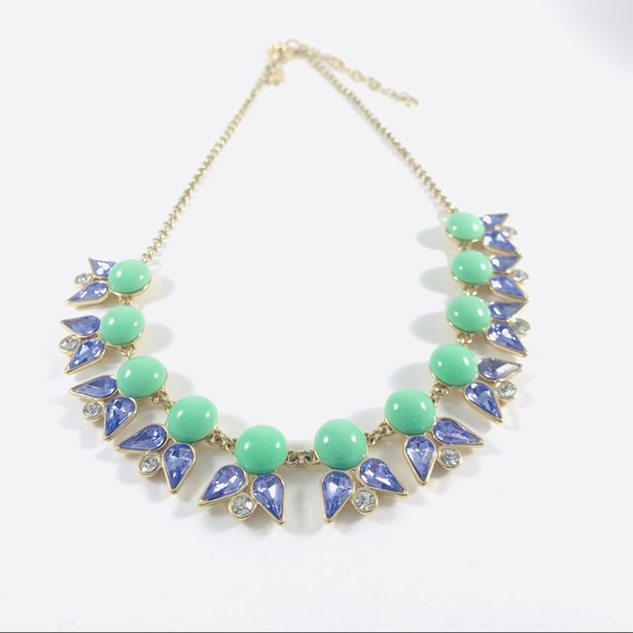 J. Crew Jewelry - J Crew Statement Necklace Green Blue - BR